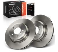Frankberg Kit de Disques de Frein incl. 2x Disques de Frein Arrière ventilés Ø336mm Compatible avec 3er Break E91 3er E90 3er Coupé E92 X1 E84 Remplacer# 34216855004