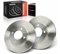 Frankberg Kit de Disques de Frein incl. 2x Disques de Frein Avant ventilés Ø239mm Compatible avec Golf III Variant 1H5 Golf III 1H1 Remplacer# 321615301A, 321615301C