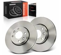 Frankberg Kit de Disques de Frein incl. 2x Disques de Frein Avant ventilés Ø258mm Compatible avec S.a.n.d.e.r.o II C.a.p.t.u.r I H5 J5 Zoe BFM Clio IV BH Remplacer# 402067016R