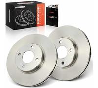 Frankberg Kit de Disques de Frein incl. 2x Disques de Frein Avant ventilés Ø260mm Compatible avec Micra IV K13K K13KK Note E12 Remplacer# 402061HA0A,402061HA0H