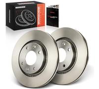 Frankberg Kit de Disques de Frein incl. 2x Disques de Frein Avant ventilés Ø266mm Compatible avec 208 I CA CC 2008 I CU C3 II SC C3 Aircross II 2C 2R 206 CC 2D Remplacer# 424915