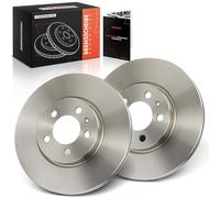 Frankberg Kit de Disques de Frein incl. 2x Disques de Frein Avant ventilés Ø276mm Compatible avec Polo AE1 AW1 BZ1 Arona KJ7 KJP Ibiza V KJ1 KJG TCROS.S C11 Remplacer# 2Q0615301H