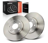 Frankberg Kit de Disques de Frein incl. 2x Disques de Frein Avant ventilés Ø295mm Compatible avec LA X156 W242 W246 W176 CLA Remplacer# 2464210112,A2464210112