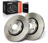 Frankberg Kit de Disques de Frein incl. 2x Disques de Frein Avant ventilés Ø295mm Compatible avec Verso R2 A.v.e.n.s.i.s Berline T27 A.u.r.i.s Remplacer# 435120F030