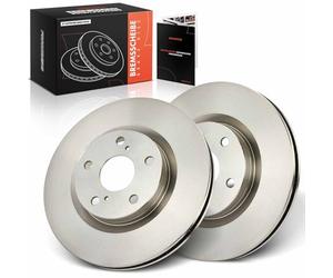 Frankberg Kit de Disques de Frein incl. 2x Disques de Frein Avant ventilés Ø296mm Compatible avec A.u.r.i.s Break E18 R.A.V 4 IV A4 Au.r.i.s E15 Remplacer# 4351233140,4351242050