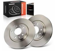 Frankberg Kit de Disques de Frein incl. 2x Disques de Frein Avant ventilés Ø296mm Compatible avec Qashqai II SUV J11 J11 Kadjar HA HL Remplacer# 402064EA0A, 402064BA0A