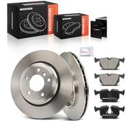 Frankberg Kit de frein incl. 2x Disques de Frein + 4x Plaquettes de frein Arrière Compatible avec 3er Cabriolet E46 330 Ci 330 Cd 3er Coupé E46 330 Ci 330 Cd Remplacer# 34216761240