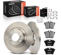 Frankberg Kit de frein incl. 2x Disques de Frein + 4x Plaquettes de frein Arrière Compatible avec 407 Coupé 6C 2.0 HDi 2.7 HDi 2.2 16V 3.0 HDi 3.0 V6 2005-2010 Remplacer# 425404, 425326