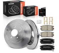Frankberg Kit de frein incl. 2x Disques de Frein + 4x Plaquettes de frein Arrière Compatible avec Antara L07 Captiva C100 C140 Captiva Sport Remplacer# 1605123,95459513