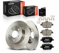Frankberg Kit de frein incl. 2x Disques de Frein + 4x Plaquettes de frein Arrière Compatible avec W242 W246 W176 Remplacer# A2464230012,2464230012