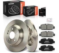 Frankberg Kit de frein incl. 2x Disques de Frein + 4x Plaquettes de frein Arrière Compatible avec Classe V W447 Vito Break W447 Marco Polo Camper W447 Remplacer# A4474200120