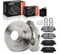 Frankberg Kit de frein incl. 2x Disques de Frein + 4x Plaquettes de frein Arrière Compatible avec i30 Coupé i30 GD i30 Break GD Remplacer# 58302A5B30,583021WA30