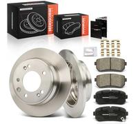 Frankberg Kit de frein incl. 2x Disques de Frein + 4x Plaquettes de frein Arrière Compatible avec i30 FD Cee'D Hayon ED Pro Cee'D ED Cee'D SW ED Remplacer# 583021HA10, 58302D7A00