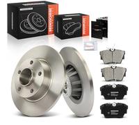 Frankberg Kit de frein incl. 2x Disques de Frein + 4x Plaquettes de frein Arrière Compatible avec Vivaro Camionnette X83 Vivaro A Remorque X83 Remplacer# 9199262, 93192389