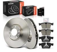 Frankberg Kit de frein incl. 2x Disques de Frein + 4x Plaquettes de frein Avant Compatible avec 308 SW II L4 LC LJ LR LX 308 II L3 LB LH LP LW SpaceBreak 3D Remplacer# 4249A3, 4249K1