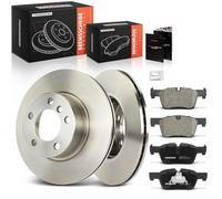 Frankberg Kit de frein incl. 2x Disques de Frein + 4x Plaquettes de frein Avant Compatible avec 3er Break F31 1er F20 3er F30 F80 4 Cabriolet F33 F83 Remplacer# 34116850568