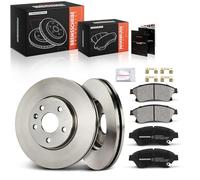 Frankberg Kit de frein incl. 2x Disques de Frein + 4x Plaquettes de frein Avant Compatible avec Astra J Caravan P10 Astra J GTC Astra J P10 Remplacer# 13412272, 13301207