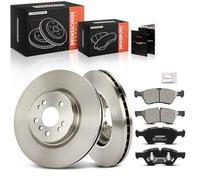 Frankberg Kit de frein incl. 2x Disques de Frein + 4x Plaquettes de frein Avant Compatible avec Classe R V251 W251 Classe M W164 Remplacer# A0044204020,1644210412