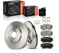 Frankberg Kit de frein incl. 2x Disques de Frein + 4x Plaquettes de frein Avant Compatible avec Insignia A Sports Break G09 Insignia A G09 Remplacer# 13237751,22959104