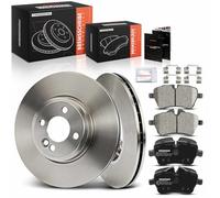 Frankberg Kit de frein incl. 2x Disques de Frein + 4x Plaquettes de frein Avant Compatible avec Min.i Roadste.r R59 Min.i R56 Min.i Cabriolet R57 Remplacer# 34116770251, 34119804735