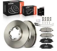 Frankberg Kit de frein incl. 2x Disques de Frein + 4x Plaquettes de frein Avant Compatible avec Tourneo Custom V362 Transit Custom V362 Transit V363 Remplacer# BK212K021AB