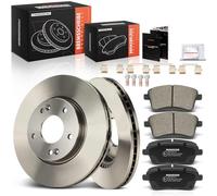 Frankberg Kit de frein incl. 2x Disques de Frein + 4x Plaquettes de frein Avant Compatible avec Venga YN 1.4L 1.6L 2010-2019 Remplacer# 517121H100, 517122K100