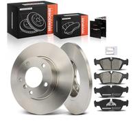 Frankberg Kit de frein incl. 2x Disques de Frein + 4x Plaquettes de frein Avant Compatible avec Z3 R.o.a.d.s.t.e.r E36 1.8i 1.9i 3er Compact E36 316i 316g Remplacer# 34111164737