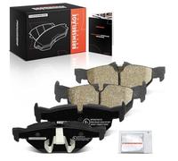 Frankberg Kit de plaquettes de frein incl. 4x Plaquettes de frein Arrière Compatible avec 1er E81 X1 E84 3er Break E91 1er E87 1er Cabriolet E88 Remplacer# 34216767150, 34216767148