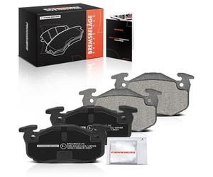 Frankberg Kit de plaquettes de frein incl. 4x Plaquettes de frein Arrière Compatible avec 206 CC 2D 206 Hayon 2A/C 206 SW 2E/K Xsara N1 306 Cabriolet 7D N3 N5 Remplacer# 7701202210,425257