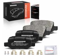 Frankberg Kit de plaquettes de frein incl. 4x Plaquettes de frein Arrière Compatible avec W245 2005-2011 W169 2004-2012 Remplacer# 1694201120, 1694200420