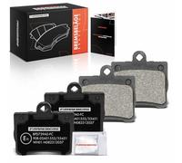 Frankberg Kit de plaquettes de frein incl. 4x Plaquettes de frein Arrière Compatible avec W202 Coupé C124 Remplacer# 0024205120,A0024205120