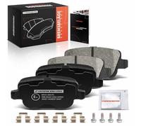 Frankberg Kit de plaquettes de frein incl. 4x Plaquettes de frein Arrière Compatible avec Galaxy WA6 Mondeo IV Break BA7 K.u.g.a I S-Max WA6 Mondeo IV BA7 Remplacer# 6G912M008GA,6G912M008GB