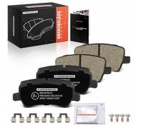Frankberg Kit de plaquettes de frein incl. 4x Plaquettes de frein Arrière Compatible avec Galaxy WA6 S-Max WA6 V60 I 155 V70 III 135 R.a.n.g.e R.o.v.e.r Evoque L538 Remplacer# 30742491