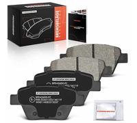 Frankberg Kit de plaquettes de frein incl. 4x Plaquettes de frein Arrière Compatible avec Golf VI 5K1 Golf VI Variant AJ5 Yeti 5L T.o.u.r.a.n 1T3 T.o.u.r.a.n 1T1 1T2 Remplacer# JZW698451Q