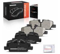 Frankberg Kit de plaquettes de frein incl. 4x Plaquettes de frein Arrière Compatible avec M.i.n.i F56 M.i.n.i F55 M.i.n.i Cabriolet F57 Remplacer# 34216871299, 34216861641