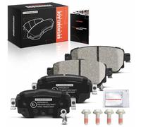 Frankberg Kit de plaquettes de frein incl. 4x Plaquettes de frein Arrière Compatible avec Qashqai II SUV J11 J11 Kadjar HA HL Leaf ZE1 Remplacer# 440606633R, D40604CA0A