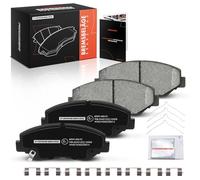 Frankberg Kit de plaquettes de frein incl. 4x Plaquettes de frein Avant Compatible avec CR-V II RD Accord VII CL CN Civic X Berline FC Accord VII Break CM CN Pilot Remplacer# 06450S9AE51