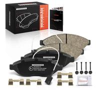 Frankberg Kit de plaquettes de frein incl. 4x Plaquettes de frein Avant Compatible avec Ducato Camionnette 250 Boxer Bus Jumper Remorque Remplacer# 1617273980,1623842380