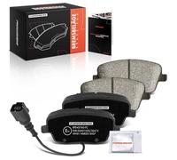 Frankberg Kit de plaquettes de frein incl. 4x Plaquettes de frein Avant Compatible avec Fabia II 542 Polo 9A 9N Fabia II Break 545 R.o.o.m.s.t.e.r 5J7 Ibiza III Remplacer# 6Q0698151C