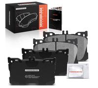 Frankberg Kit de plaquettes de frein incl. 4x Plaquettes de frein Avant Compatible avec GLC X253 T-Model S213 T-Model S205 GLC Coupé C253 Remplacer# 0004207900,0004205000