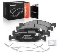 Frankberg Kit de plaquettes de frein incl. 4x Plaquettes de frein Avant Compatible avec Grand Cherokee II WG WJ 2.7 CRD 4x4 3.1 TD 4x4 4.7 V8 4x4 4.0 4x4 1999-2002 Remplacer# 05018592AA