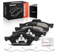 Frankberg Kit de plaquettes de frein incl. 4x Plaquettes de frein Avant Compatible avec Mega.n.e II BM0/1 CM0/1 Mega.n.e II Break KM0/1 Scénic II JM0/1 Remplacer# 7701209670, 7701209100