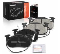Frankberg Kit de plaquettes de frein incl. 4x Plaquettes de frein Avant Compatible avec Twingo I C06 Rapid Camionnette/MPV F40 G40 305 II 581M Super 5 B/C40 Remplacer# 7701203842, 7701205277
