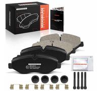 Frankberg Kit de plaquettes de frein incl. 4x Plaquettes de frein Avant Compatible avec Vito Bus W639 Sprinter 3 5-T Remorque B906 Sprinter 3-T Bus B906 Remplacer# 2E0698151B