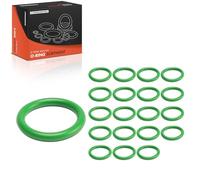 Frankberg Kit de réparation de climatisation compatible avec le kit de réparation universel de système AC Exact ID (31,42 ± 0,30 mm), Exact CS (5,33 ± 0,13 mm) HNBR 20 pièces