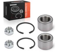 Frankberg Kit de roulement de roue compatible avec Agila 2000-2007 Alto Ignis Wagon Wheel Bearing Kit avant gauche et droite 2 pièces de rechange # 40210-4A00G