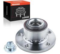 Frankberg Kit de roulements de roue Essieu Avant Roue à bride ⌀127 avec Anneau magnétique ABS Compatible avec Polo 6C1 6R1 Fabia II 542 Ibiza IV 6J5 6P1 Fabia III NJ3 Remplacer# 6C0407621