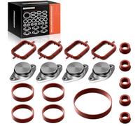 Frankberg Kit Joint de Collecteur d'Admission 4 x 32 mm Compatible avec Série 3 E46 330 1999-2005 Série 5 E39 525 530 1998-2003 X3 E83 3.0L 2004-2011 Remplacer# 11612245439