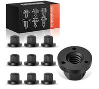 Frankberg Lot de 10 clips de fixation pour pare-chocs avant compatibles avec E.O.S 1F7 1F8 A.r.t.e.o.n 3H7 3H8 CC 358 J.e.t.t.a III 1K2 Beetle 5C1 5C2 Replace# 22291