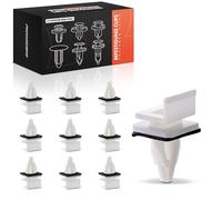 Frankberg Lot de 10 rivets de fixation pour seuils latéraux compatibles avec CR-V II RD Civic VI EJ EK Civic VII EP EU EV CRX III EG EH Accord VII CL CN Replace# 91513SM4000